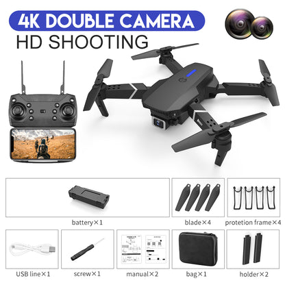 E88 HD 4K Dual Camera Drone for Aerial Photography with Remote Control