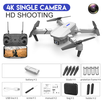 E88 HD 4K Dual Camera Drone for Aerial Photography with Remote Control
