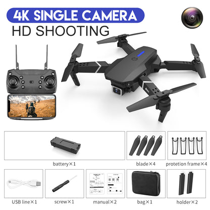 E88 HD 4K Dual Camera Drone for Aerial Photography with Remote Control