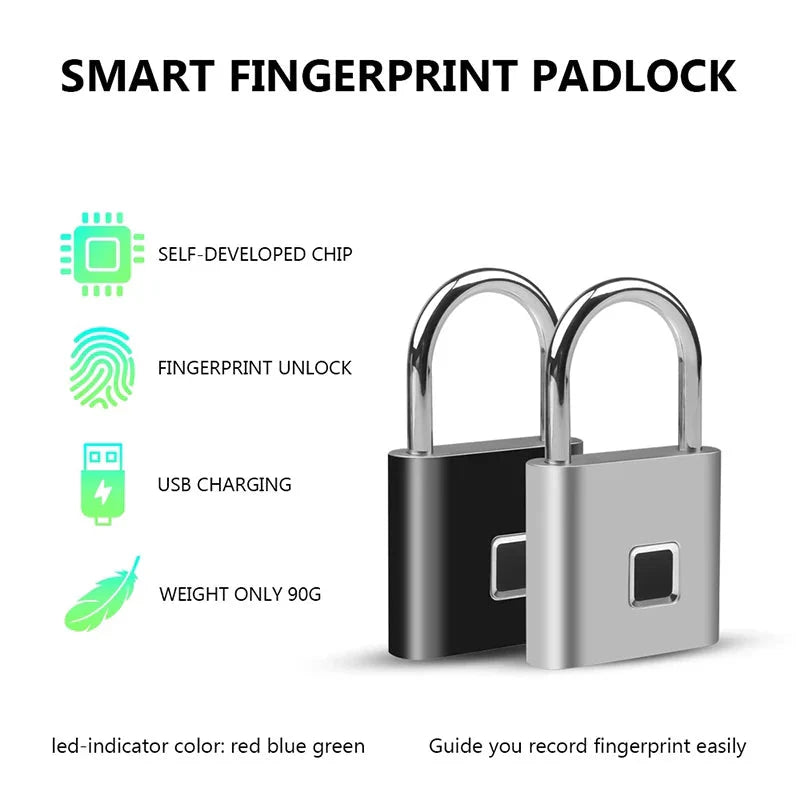 Intelligent Fingerprint-Enabled Padlock