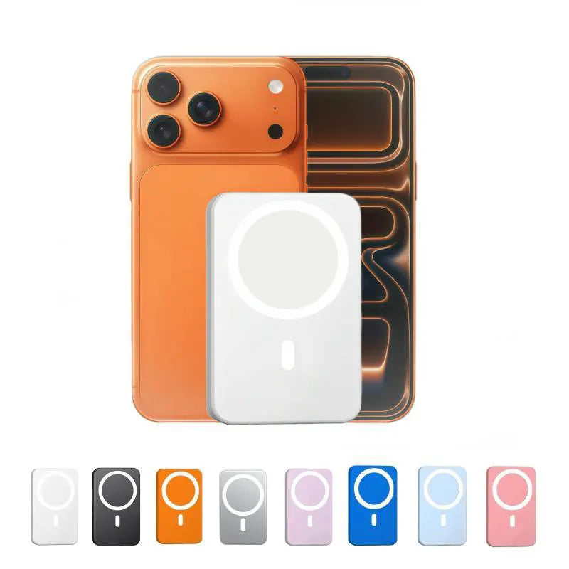5000Mah Magnetic Power Bank, Wireless Portable Charger for Iphone 12-17 Series, Compatible with Magsafe Cases