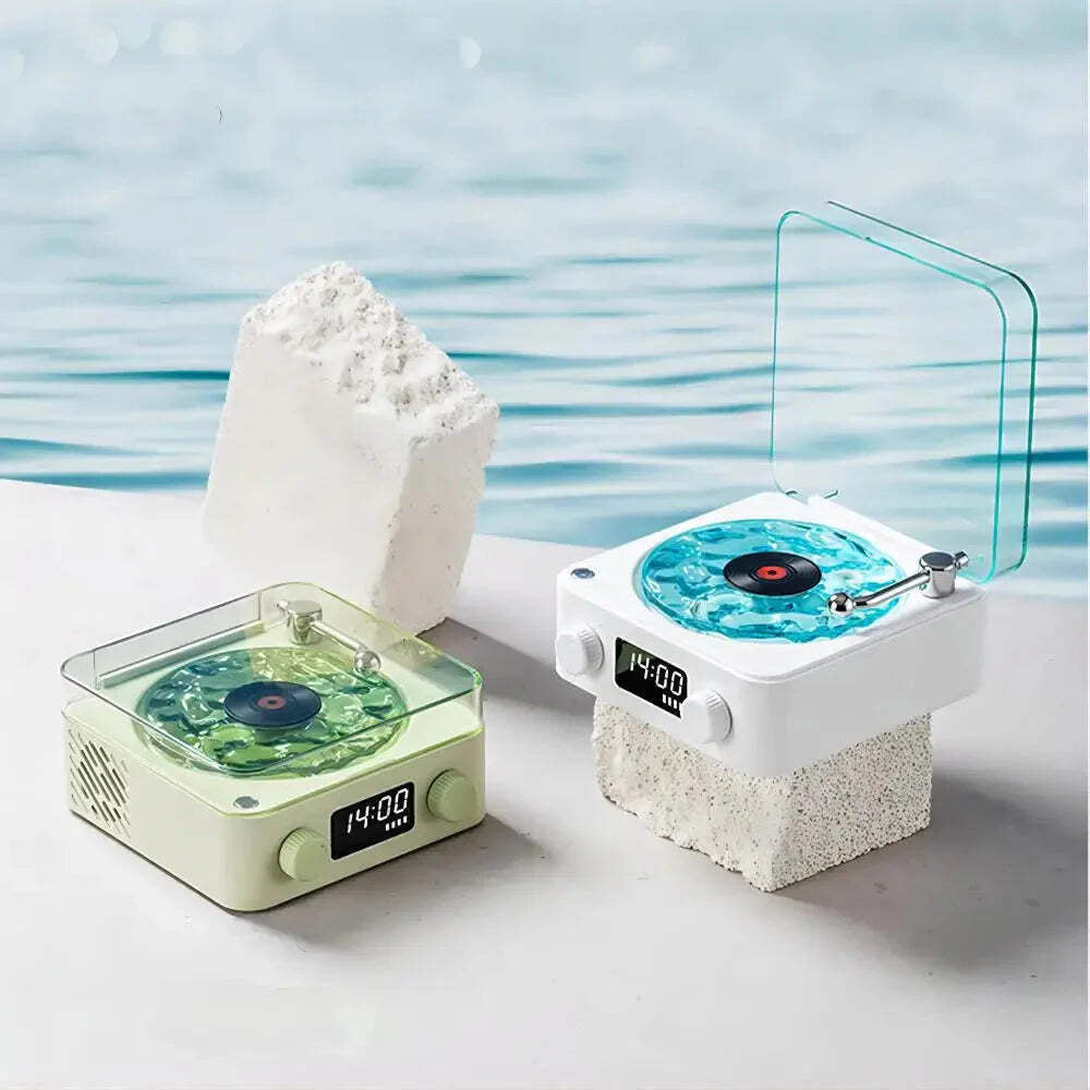 Compact Retro White Noise Bluetooth Speaker