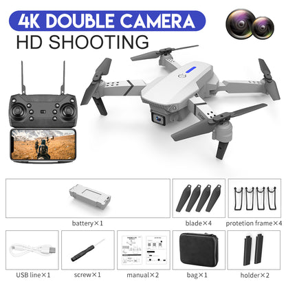 E88 HD 4K Dual Camera Drone for Aerial Photography with Remote Control