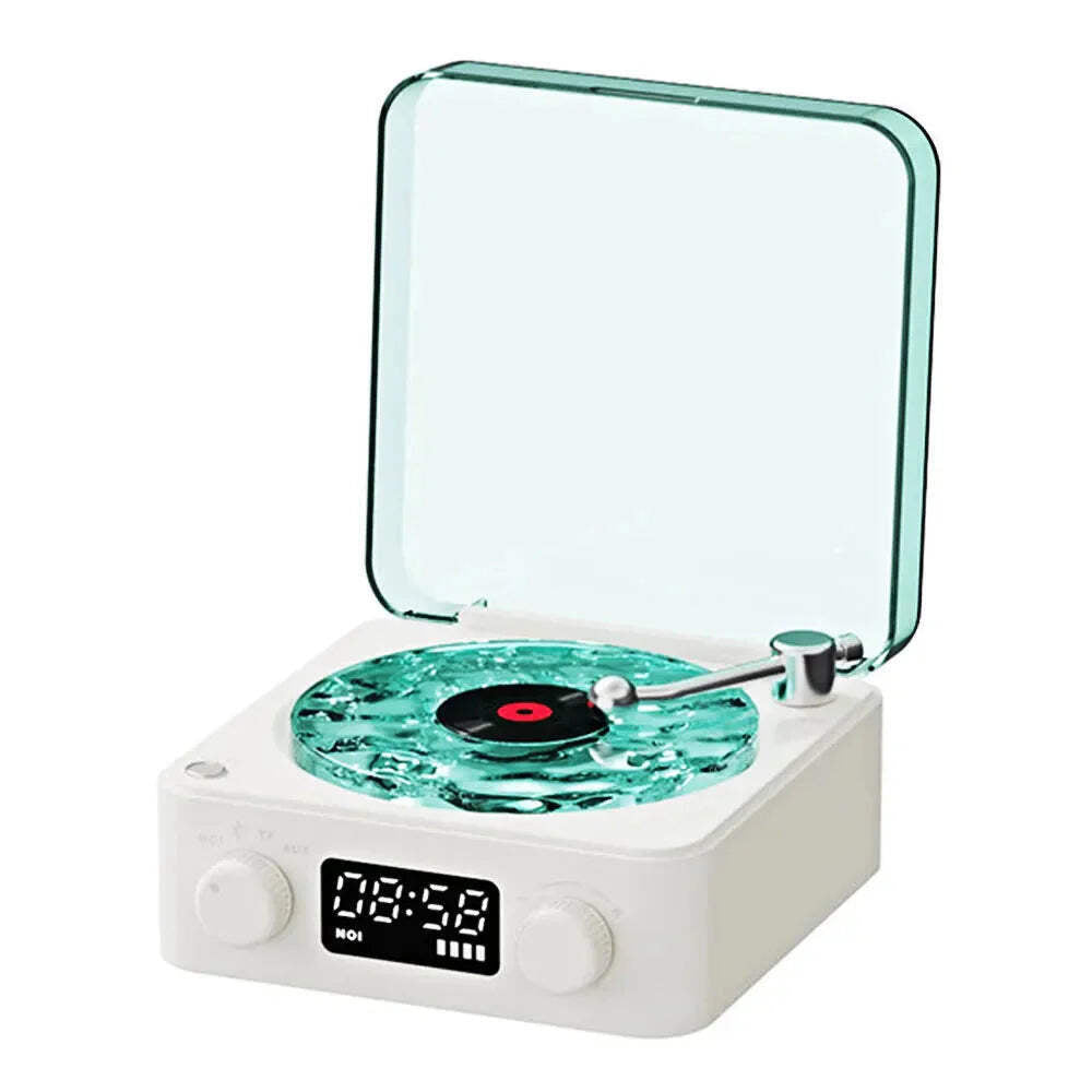 Compact Retro White Noise Bluetooth Speaker