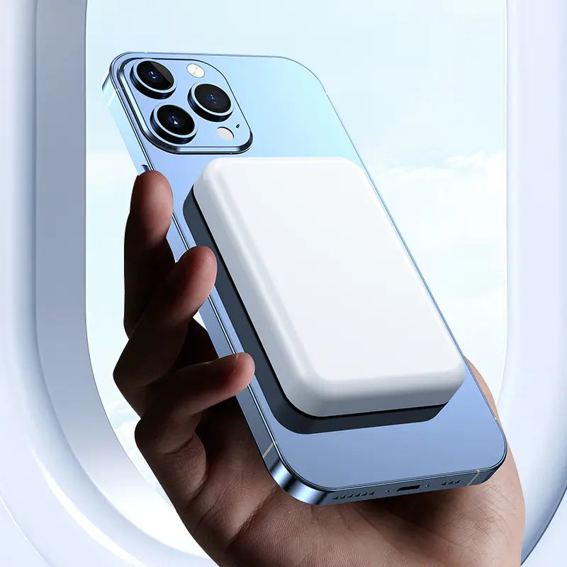 5000Mah Magnetic Power Bank, Wireless Portable Charger for Iphone 12-17 Series, Compatible with Magsafe Cases