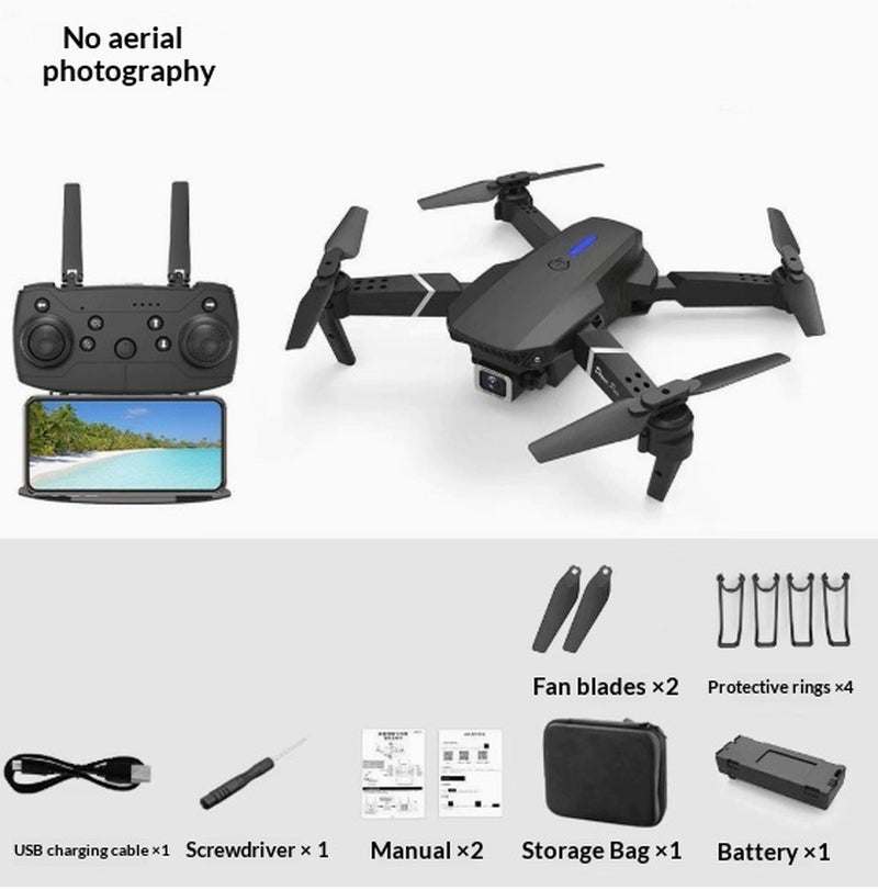 E88 HD 4K Dual Camera Drone for Aerial Photography with Remote Control