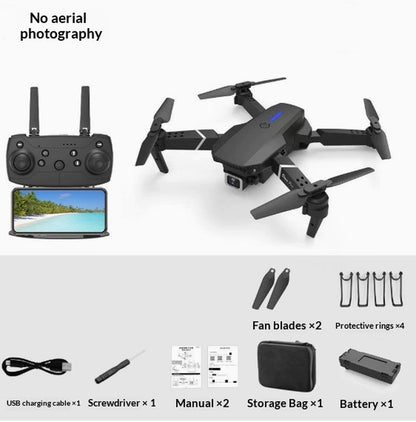 E88 HD 4K Dual Camera Drone for Aerial Photography with Remote Control