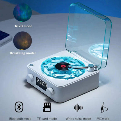Compact Retro White Noise Bluetooth Speaker