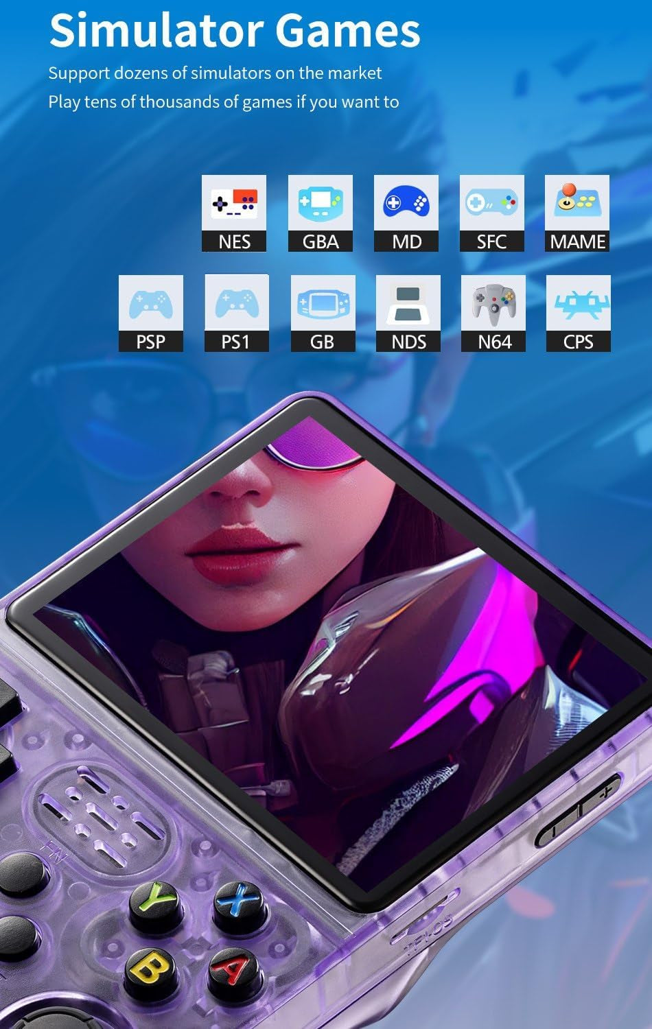 R36S 2025 Retro Handheld Game Console with 20,000+ HD Games