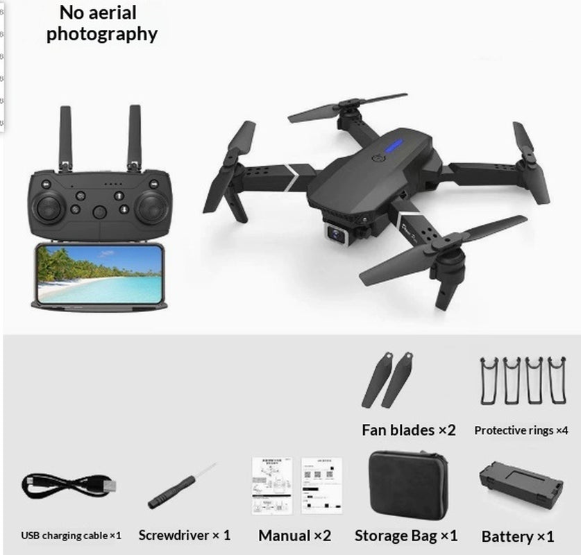E88 HD 4K Dual Camera Drone for Aerial Photography with Remote Control